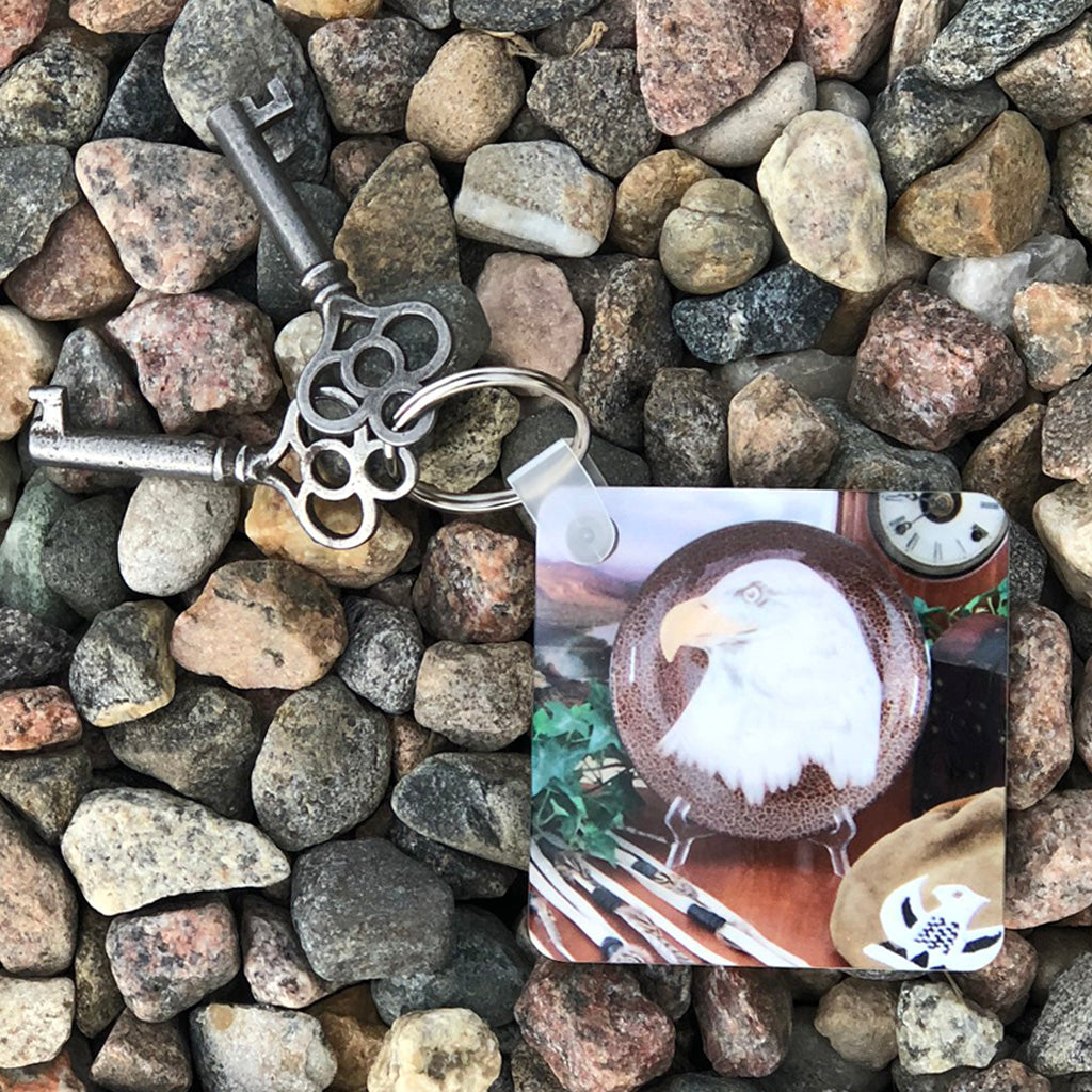 Bald Eagle Keychain
