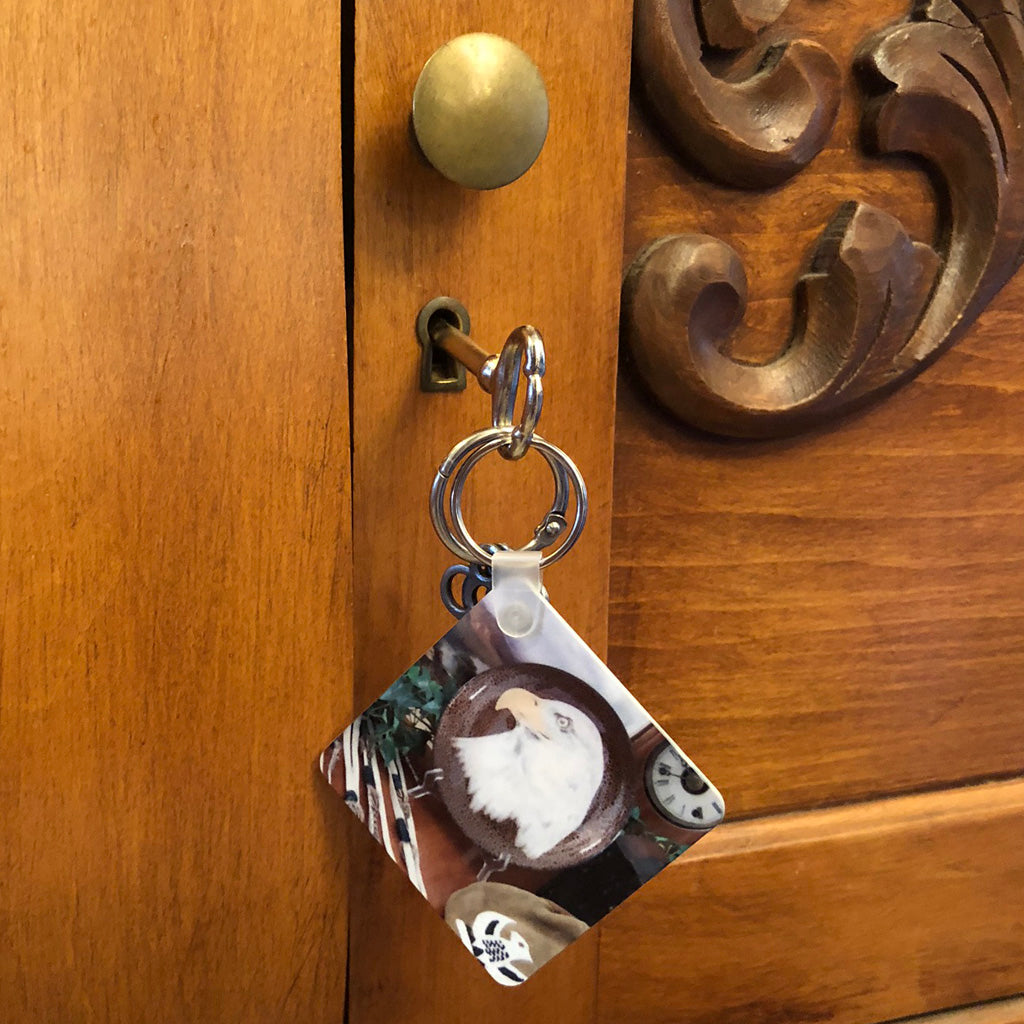 Bald Eagle Keychain