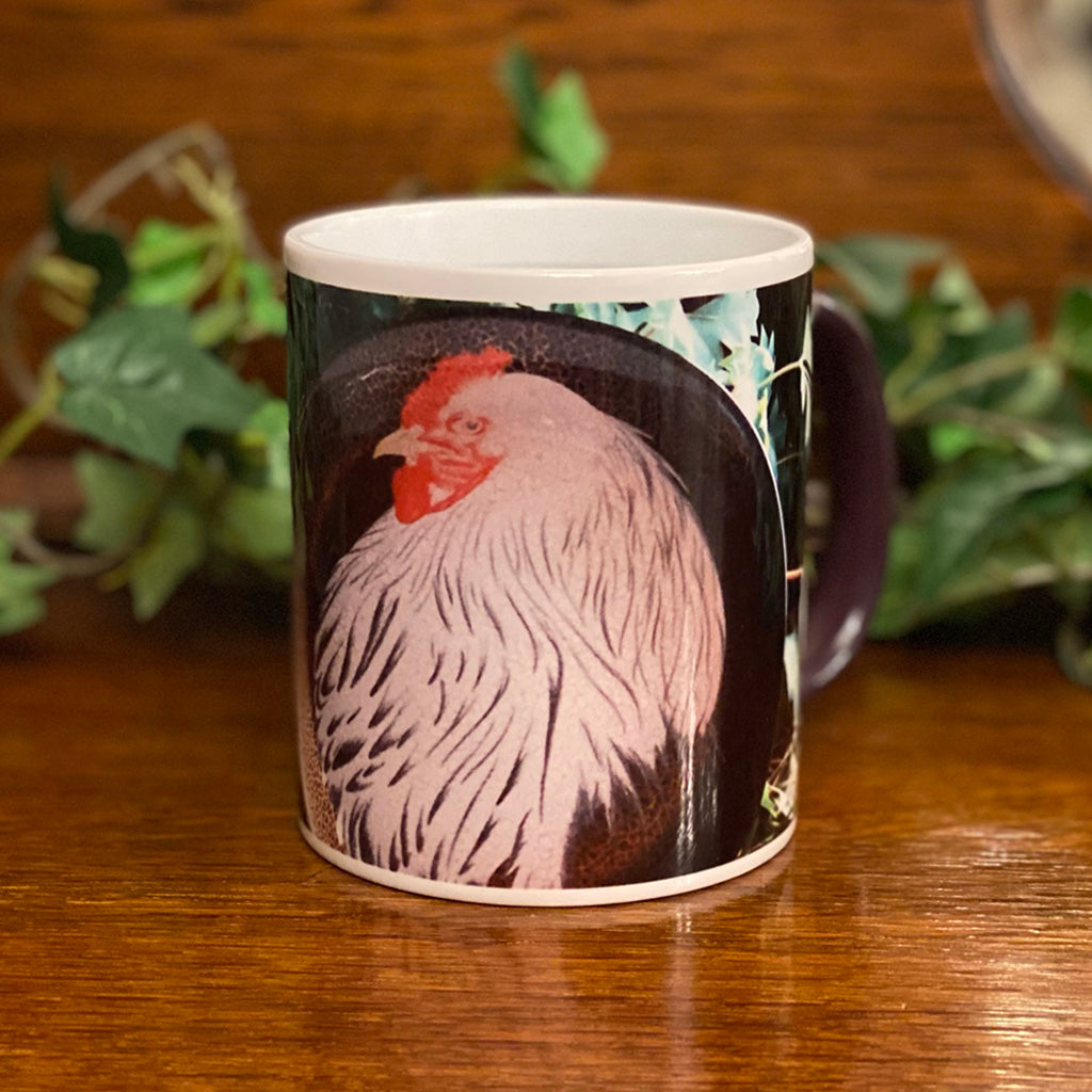 White Chicken Magic Mugs (SET OF FOUR)