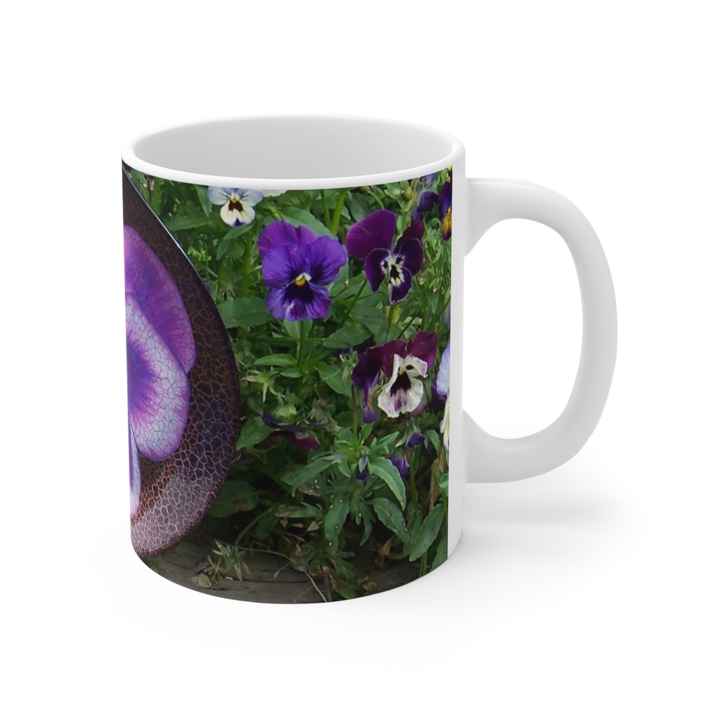 Purple Pansy Mug