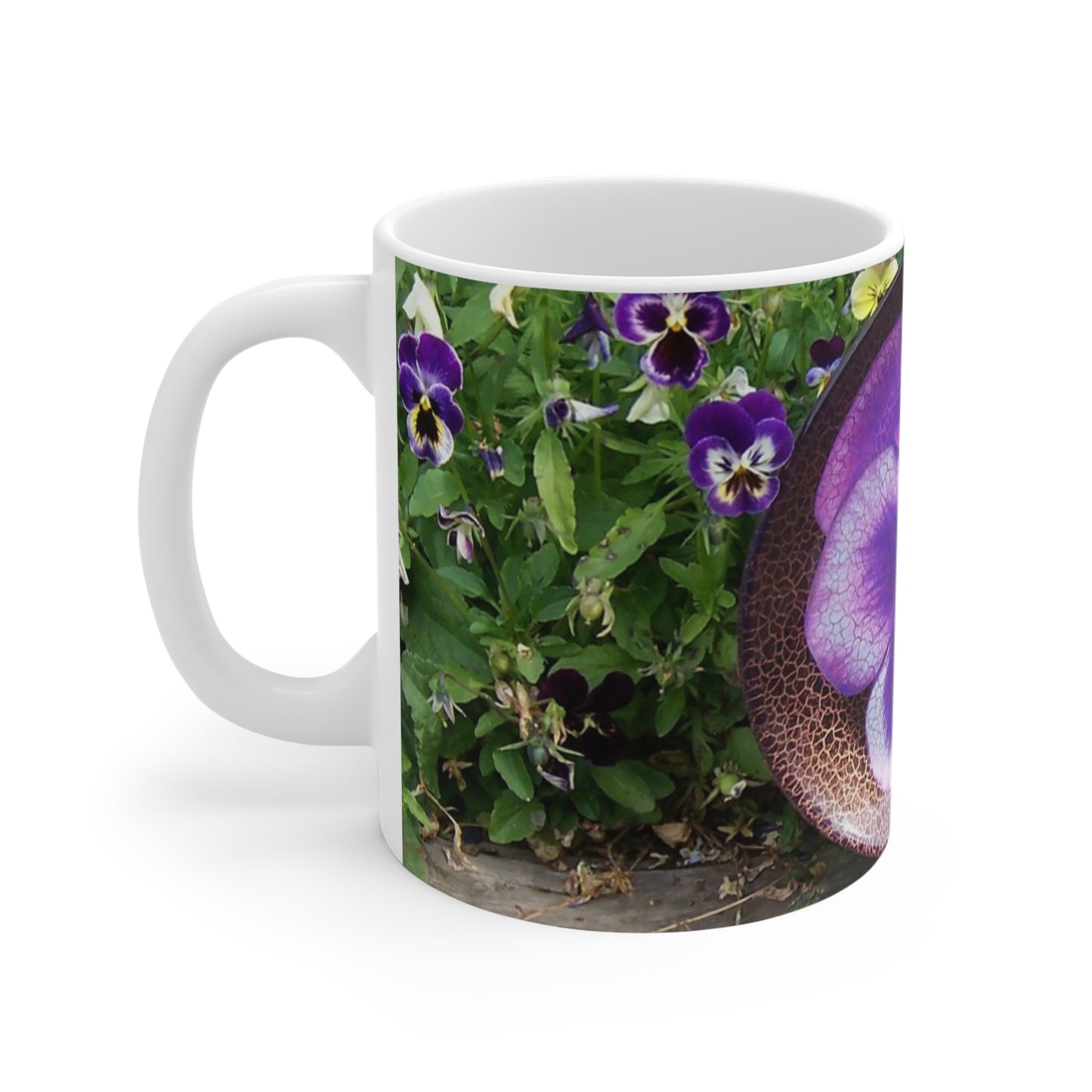 Purple Pansy Mug