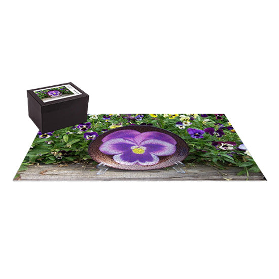 Purple Pansy Puzzle - 1014 Pcs