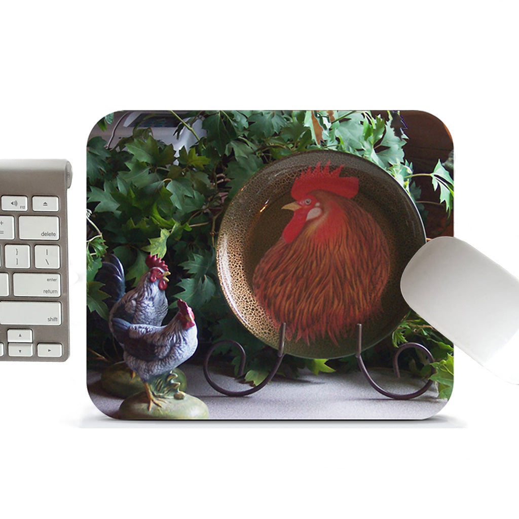 Red Rooster Mouse Pad