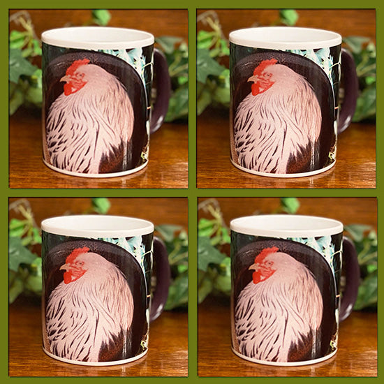 White Chicken Magic Mugs (SET OF FOUR)